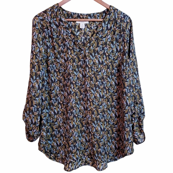 Motherhood Maternity Tops - Motherhood Maternity Floral Blouse M